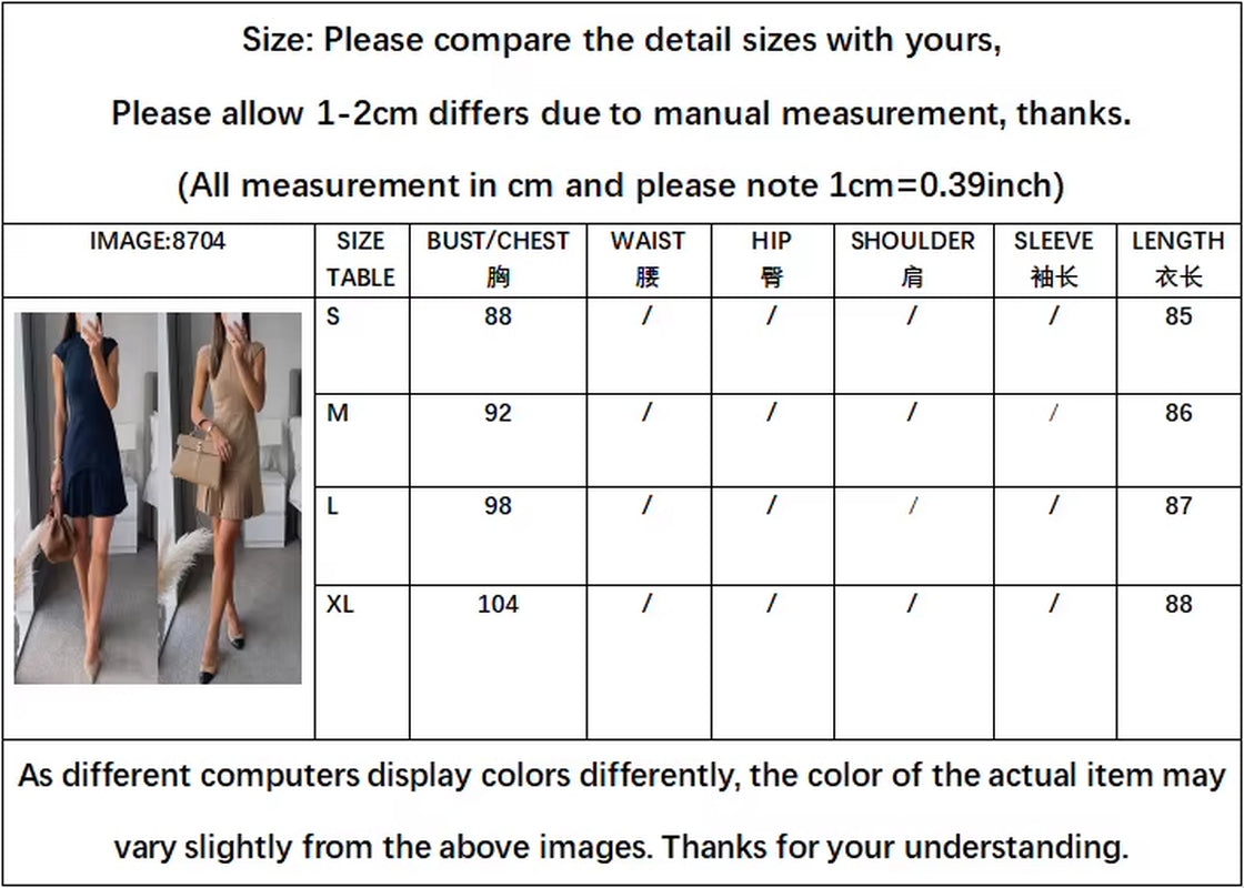 2025 New Aliexpress European and American Women'S Clothing Sleeveless round Neck Slim Temperament Fringed Dress 8083